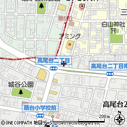 石川県金沢市高尾台2丁目2周辺の地図