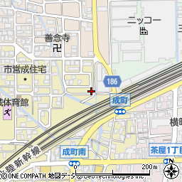 石川県白山市成町506周辺の地図