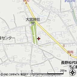 長野県千曲市森1225-1周辺の地図