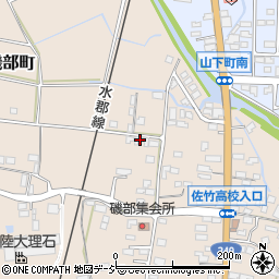 茨城県常陸太田市磯部町462周辺の地図
