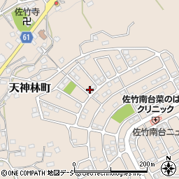 茨城県常陸太田市天神林町1225-140周辺の地図