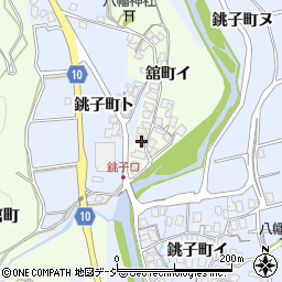 石川県金沢市舘町イ18周辺の地図