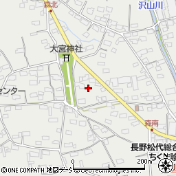 長野県千曲市森1221-1周辺の地図
