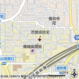 市営成住宅成２周辺の地図