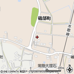 茨城県常陸太田市磯部町444周辺の地図