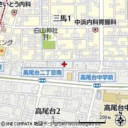 石川県金沢市高尾台2丁目56周辺の地図