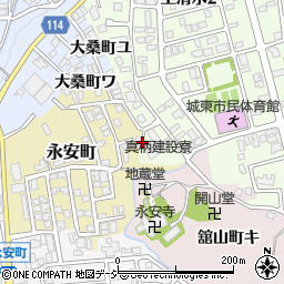 石川県金沢市永安町周辺の地図