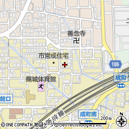 石川県白山市成町632周辺の地図