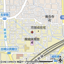 石川県白山市成町713周辺の地図