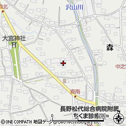 長野県千曲市森1179-10周辺の地図
