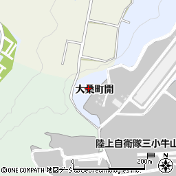 石川県金沢市大桑町開周辺の地図