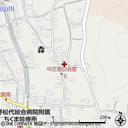 長野県千曲市森2477-5周辺の地図