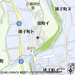 石川県金沢市舘町イ15周辺の地図