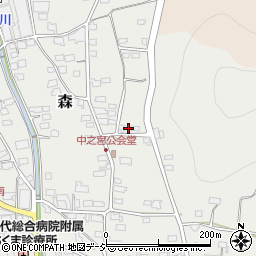 長野県千曲市森2453-5周辺の地図
