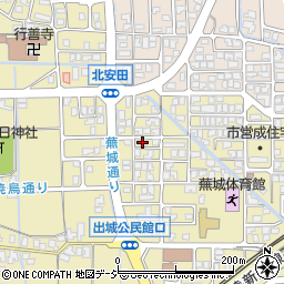石川県白山市成町385周辺の地図