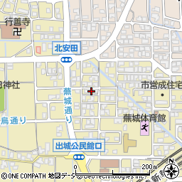 石川県白山市成町385-2周辺の地図
