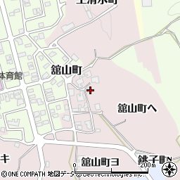 石川県金沢市舘山町ヘ周辺の地図