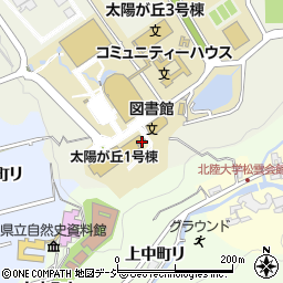 石川県金沢市太陽が丘1丁目1周辺の地図