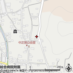 長野県千曲市森2454-1周辺の地図