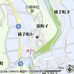 石川県金沢市舘町イ14周辺の地図