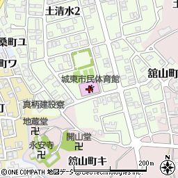 金沢市スポーツ事業団（公益財団法人）　城東テニスコート周辺の地図