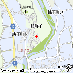 石川県金沢市舘町イ65周辺の地図
