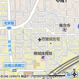 石川県白山市成町709周辺の地図