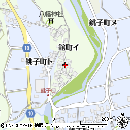 石川県金沢市舘町イ67周辺の地図