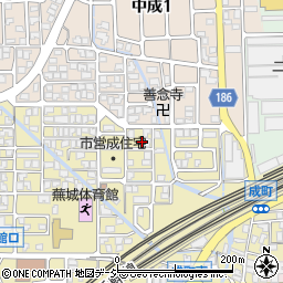 石川県白山市成町630周辺の地図