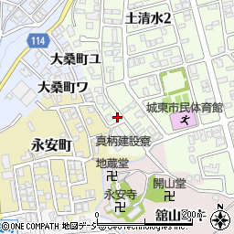 石川県金沢市土清水2丁目169-3周辺の地図