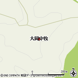 長野県長野市大岡中牧周辺の地図
