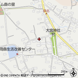 長野県千曲市森1081-1周辺の地図