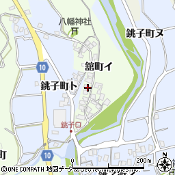 石川県金沢市舘町イ44周辺の地図