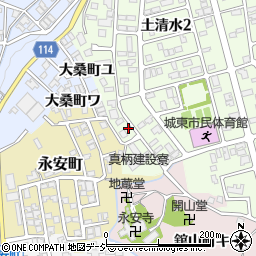 石川県金沢市土清水2丁目169周辺の地図