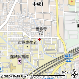 石川県白山市成町572周辺の地図