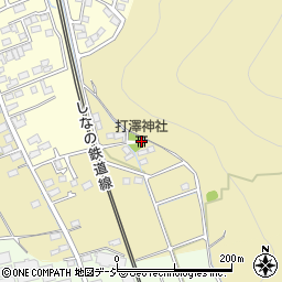 打澤神社周辺の地図