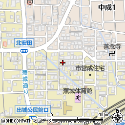 石川県白山市成町723周辺の地図