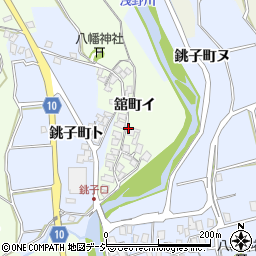 石川県金沢市舘町イ70周辺の地図