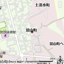 石川県金沢市舘山町周辺の地図