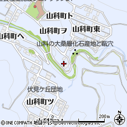 石川県金沢市山科町ヌ74-9周辺の地図