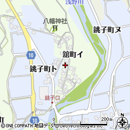 石川県金沢市舘町（イ）周辺の地図