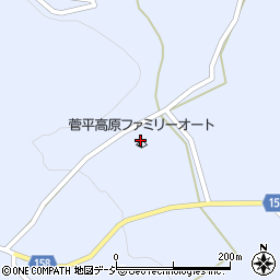 菅平高原ファミリーオートキャンプ場周辺の地図