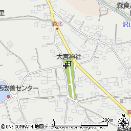 長野県千曲市森1226-1周辺の地図