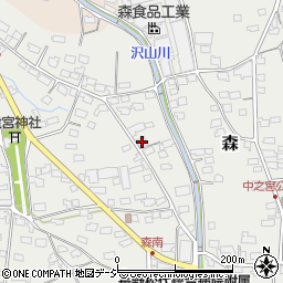 長野県千曲市森1169周辺の地図