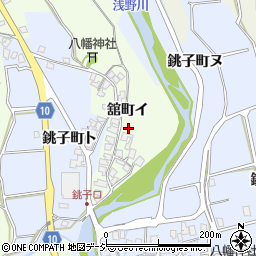 石川県金沢市舘町イ74周辺の地図