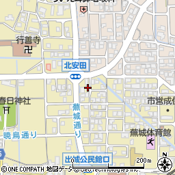 石川県白山市成町380周辺の地図