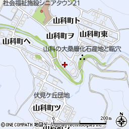石川県金沢市山科町ヌ74-12周辺の地図