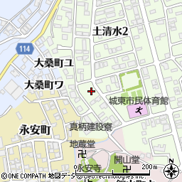 石川県金沢市土清水2丁目357周辺の地図