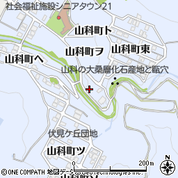 石川県金沢市山科町ヌ74-13周辺の地図