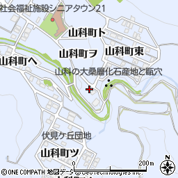 石川県金沢市山科町ヌ74周辺の地図
